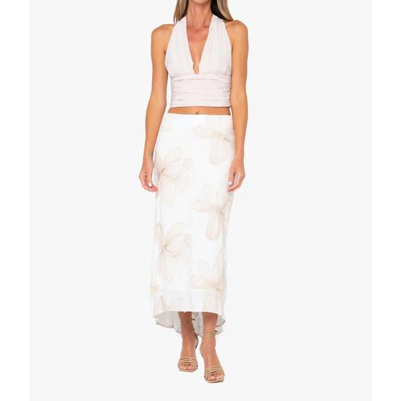 NEW JBQ hendrick maxi skirt in white
